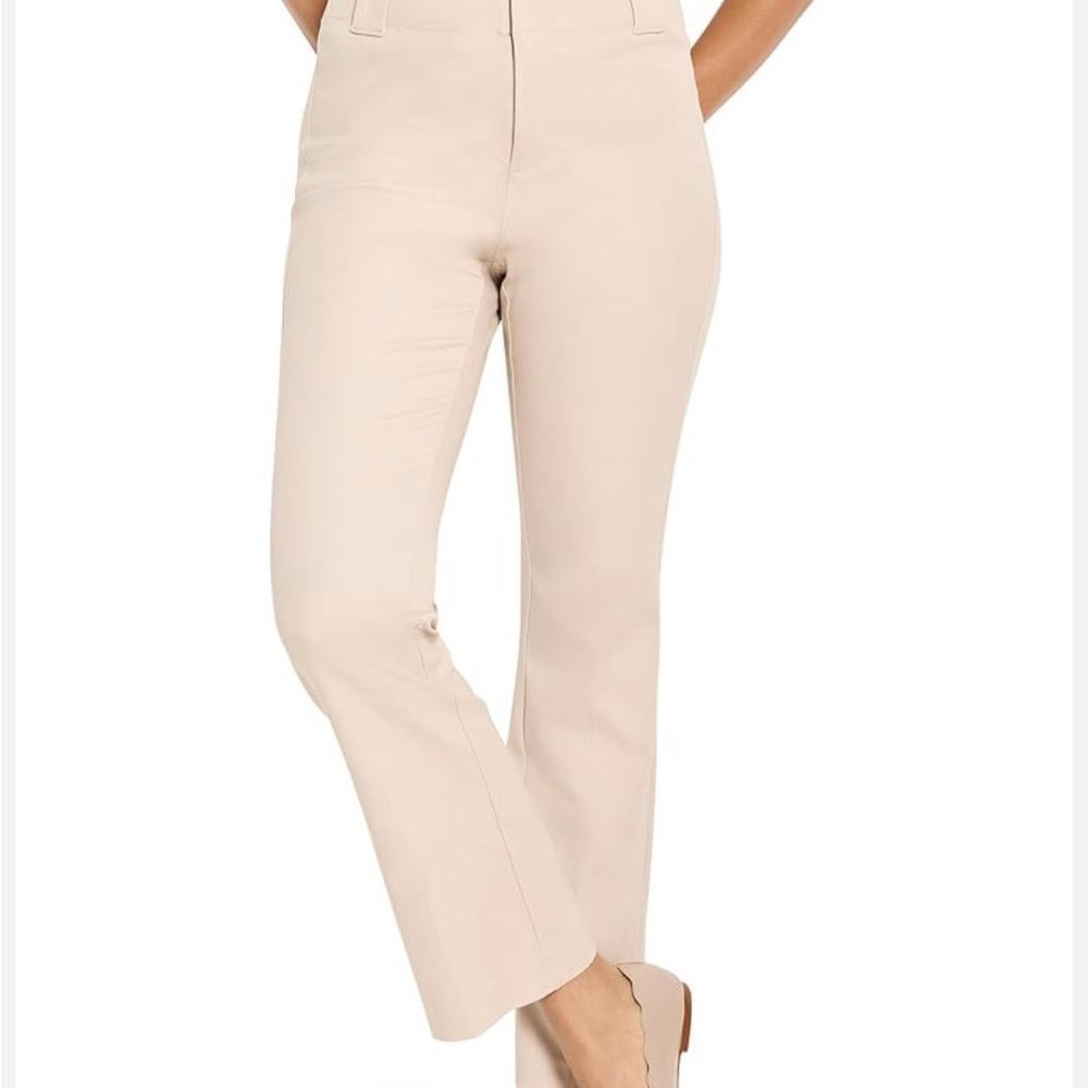Pendleton Cream Boot Cut Women's Pants silk and linen